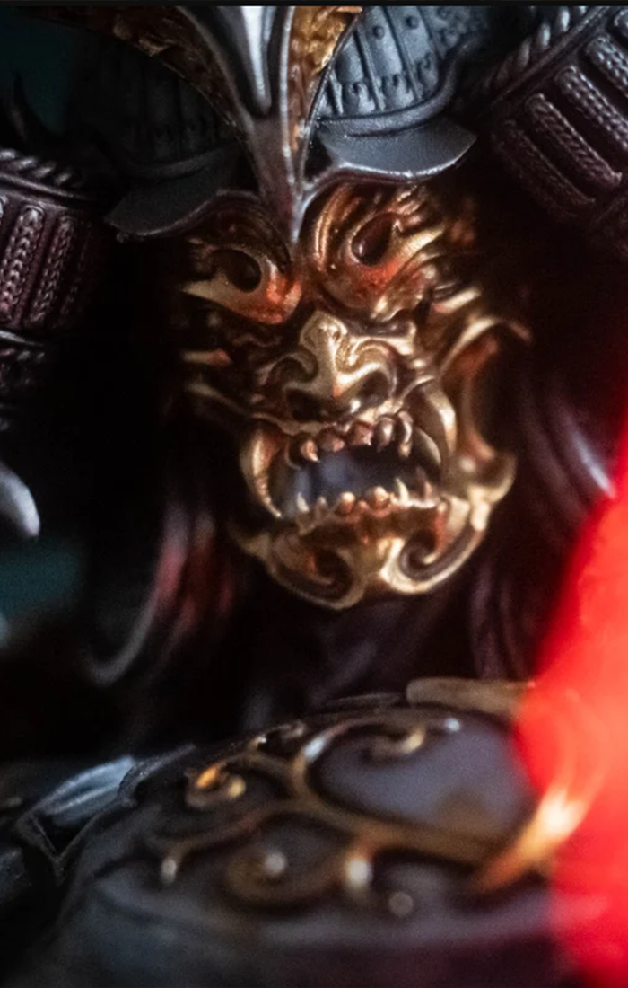 The Ancestors Tenjin Ninja Samurai Figur Fluchgelehrte Samurai Figur Groß