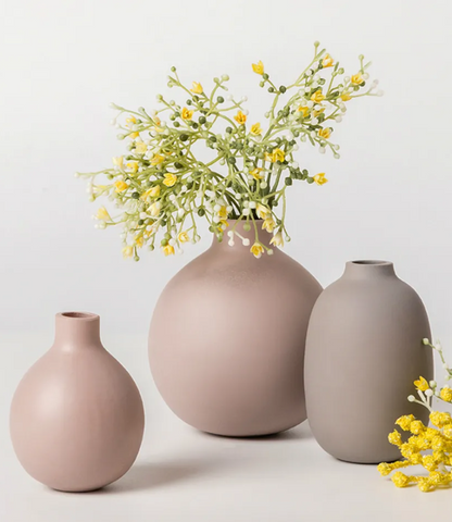 Camber Bombe Moderne Vase Groß 25 CM Hartplastik 6er-Set Dekorative Moderne Vase