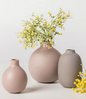 Camber Bombe Moderne Vase Groß 25 CM Hartplastik 6er-Set Dekorative Moderne Vase