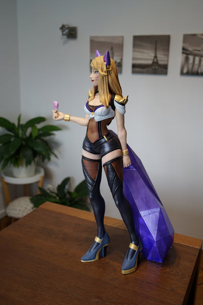 LOL Ahri Figur League of Legends Neunschwänzige Füchsin Ahri Figur Groß 25CM