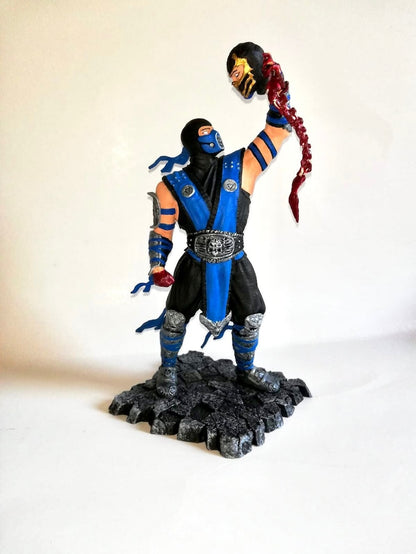 Mortal Kombat Subzero Fatalaty Figur Mortal Kombat Sub Zero Objekt Groß 25CM