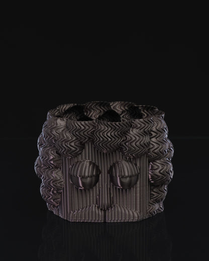 Frank Dekorative Skandinavische Schwarze Vase 13CM