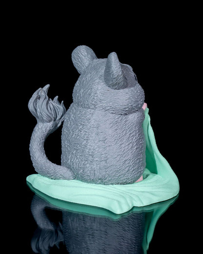 Schlafendes Chinchilla Dekorative Figur 14CM