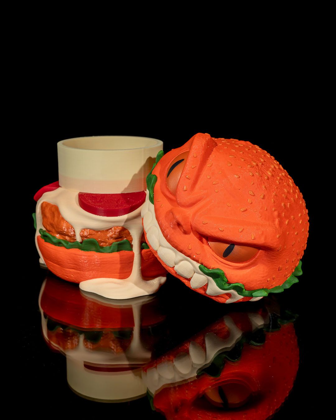 Monster Hamburger Aufbewahrungsbox 16CM