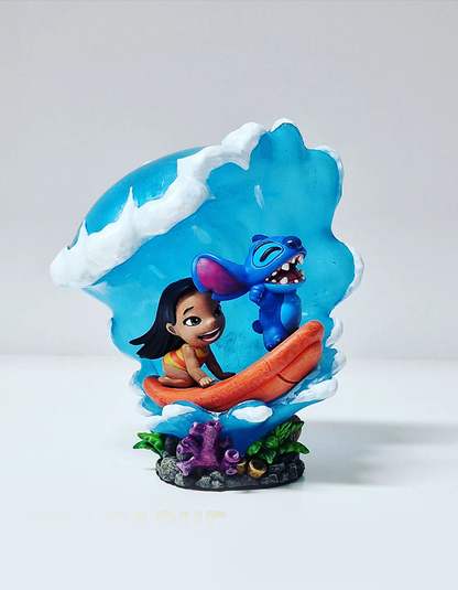 Lilo & Stitch Bemalte Figur Groß 25CM
