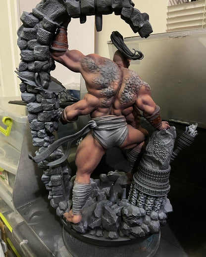 Mortal Kombat Goro Figur Mortal Kombat Goro Objekt Groß 25CM