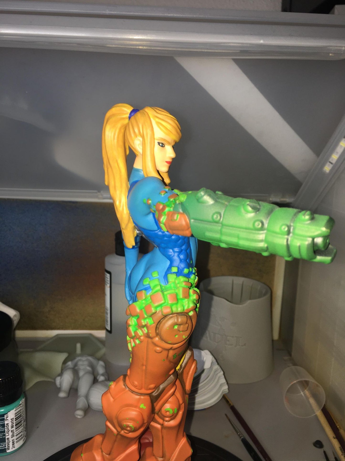 Metroid Samus Aran Figur Samus Aran Objekt Groß 25CM