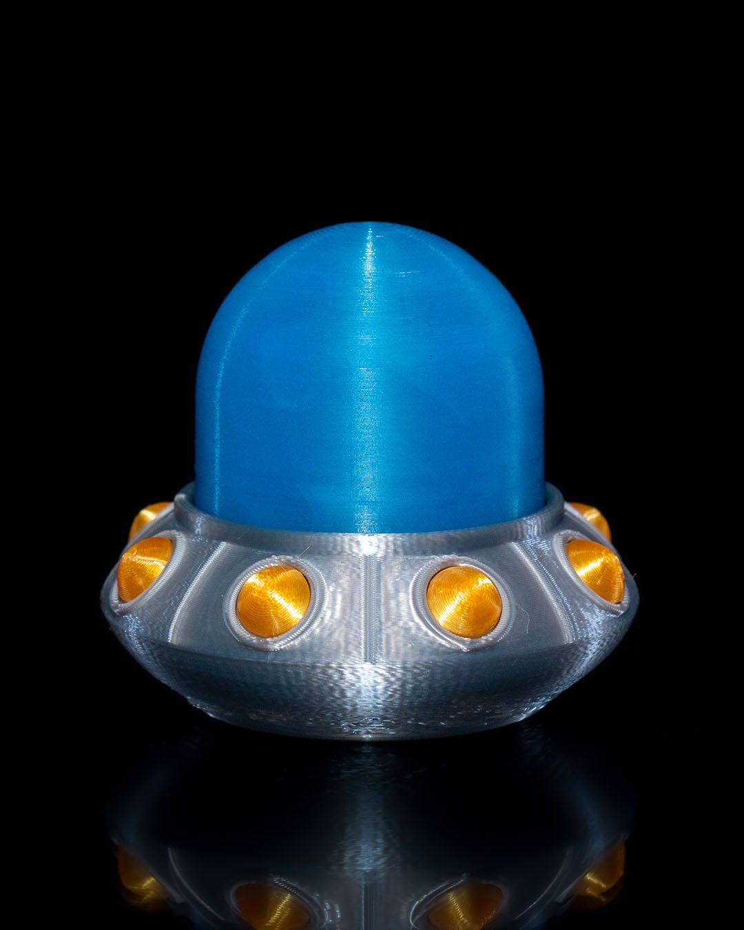 Space Ship Ufo Gewürzmühle Tabak Grinder 7CM