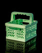 Mehrzweck-Hartplastikkiste Einkaufskorb Organizer faltbar 15CM