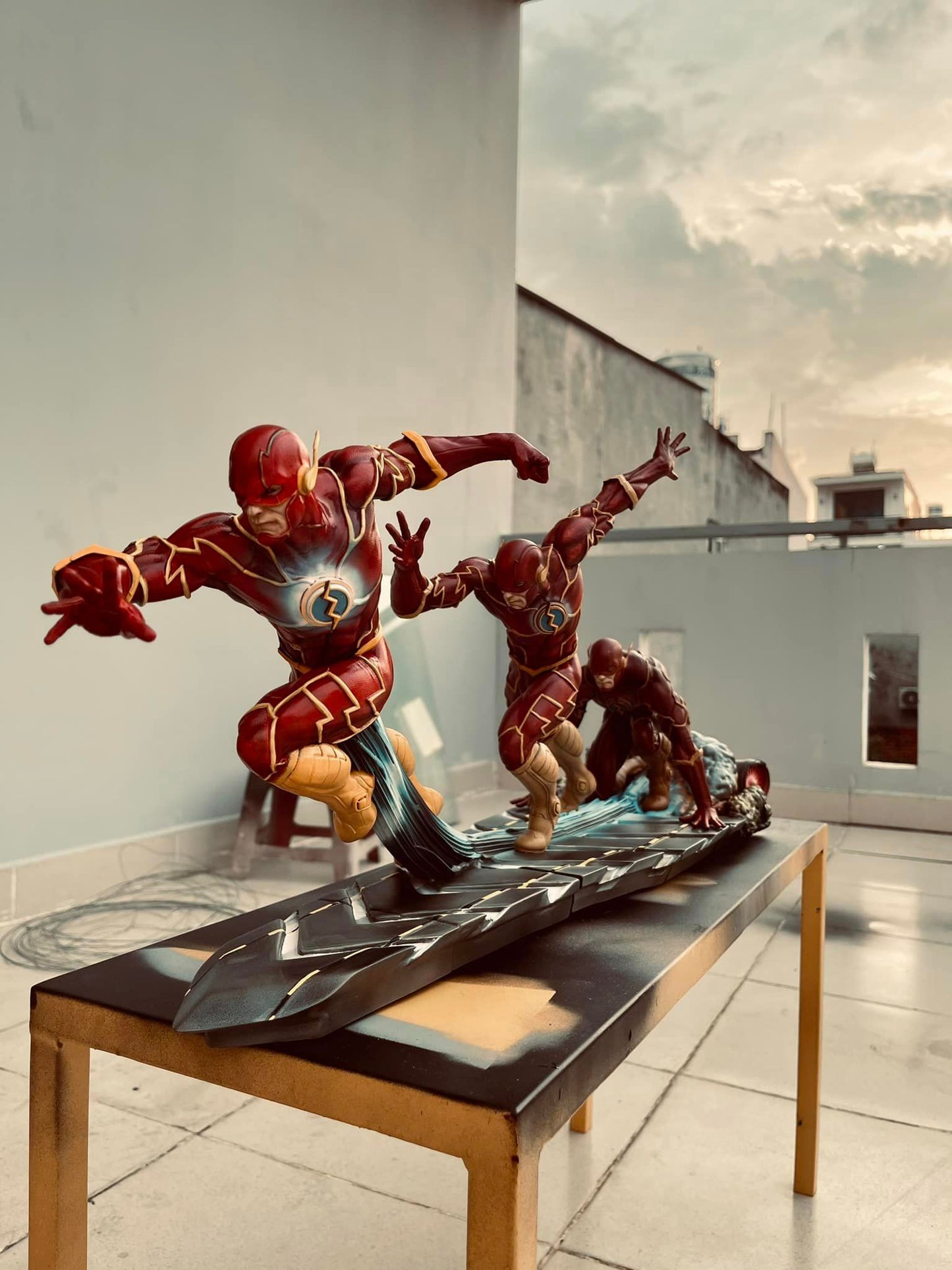 DC Flash Figur 3er-Set Flash Desktop Dekoration Große Größe