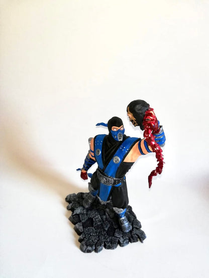 Mortal Kombat Subzero Fatalaty Figur Mortal Kombat Sub Zero Objekt Groß 25CM