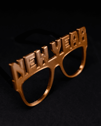 Neujahr Frohes Neues Jahr Brille Neujahrs-Glücksbrille tragbar