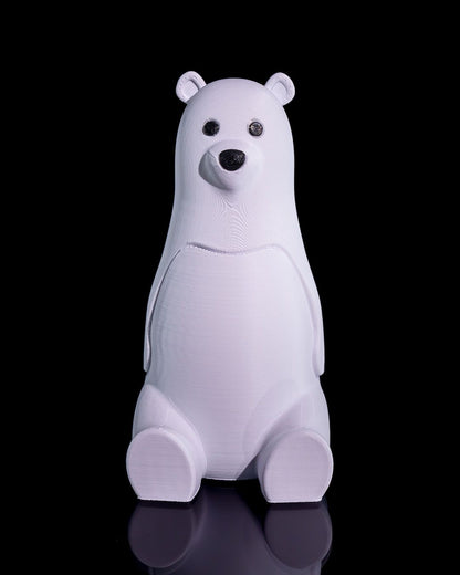 Neujahrsdekoration Eisbär Bonboniere Eisbär Pralinenschachtel 15CM