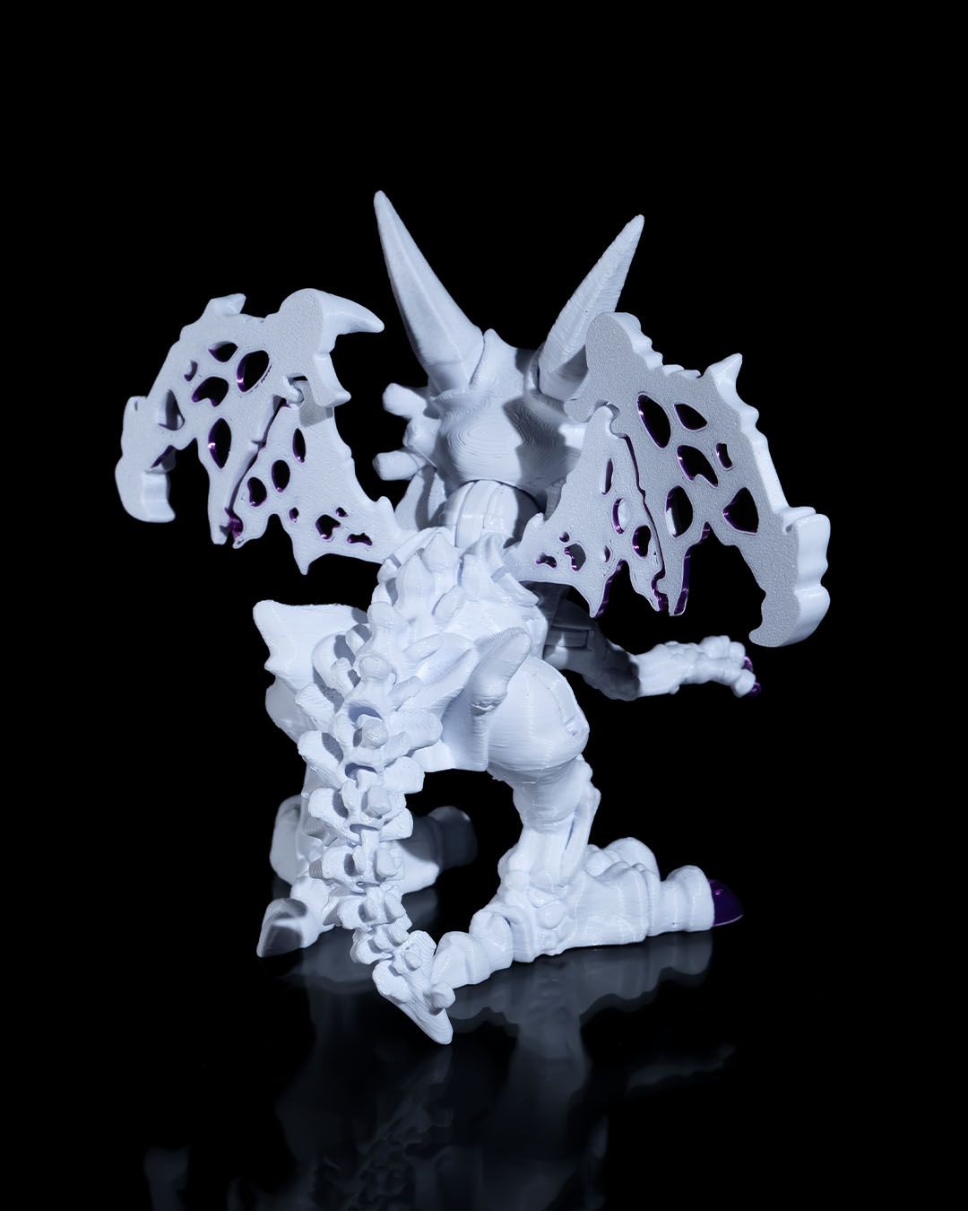 Skelett-Drache Bewegliche Figur 13CM
