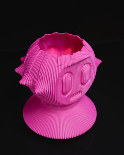 Futuristische Galaxie Dekorative Rosa Roboter-Vase
