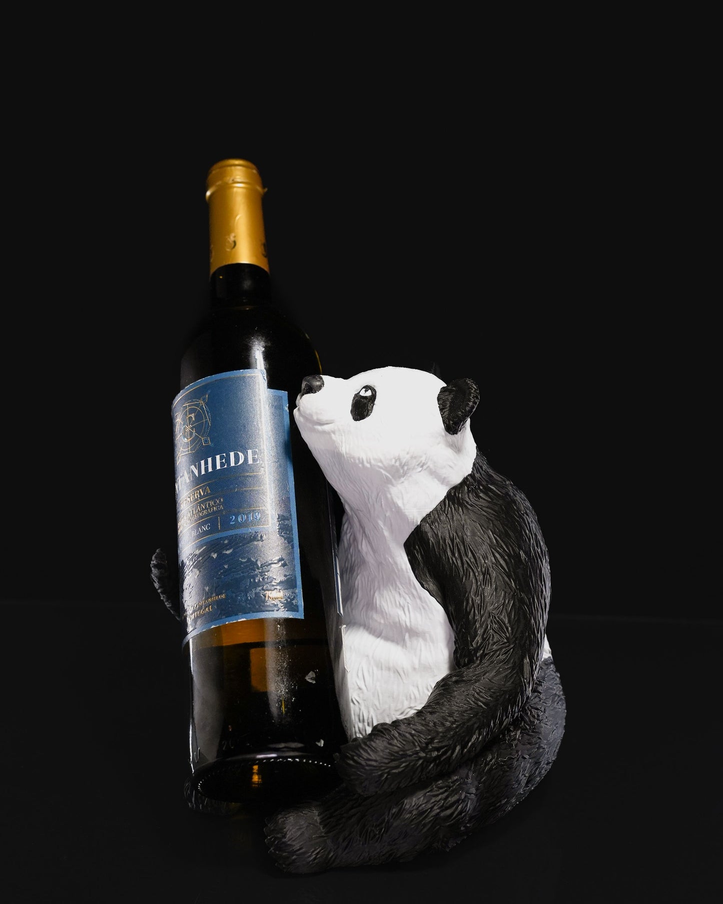 Moderne dekorative Panda-Wein-Flaschenhalter, Ölflaschenhalter, Weinregal