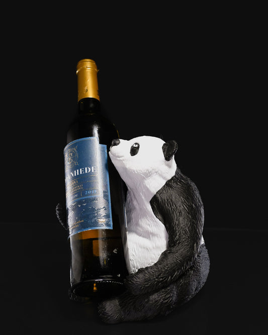 Modern Decorative Panda Wine Bottle Oiler Holder Wine Rack