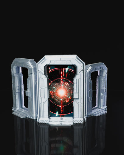 Raumschiff-Türportal Telefonhalter 18CM
