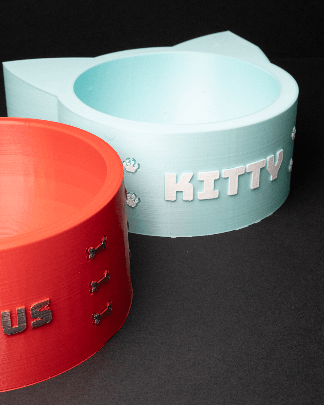 Katzenfutternapf Hundenapf 2er-Set Haustiernapf Katzen- und Hundenapf Wassernapf