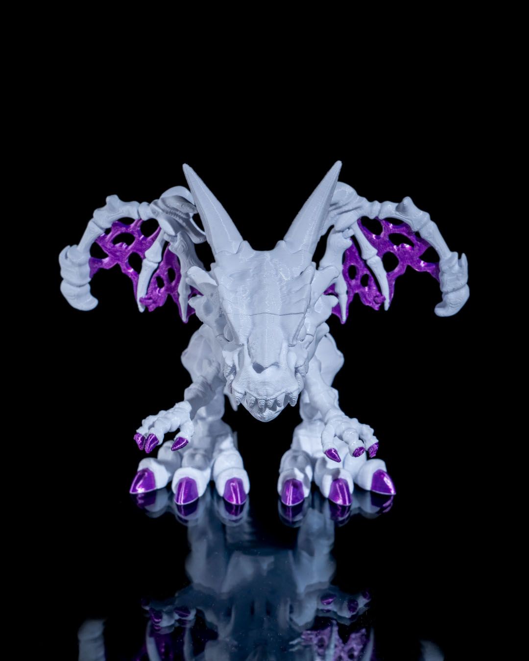 Skelett-Drache Bewegliche Figur 13CM