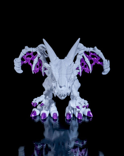 Skelett-Drache Bewegliche Figur 13CM