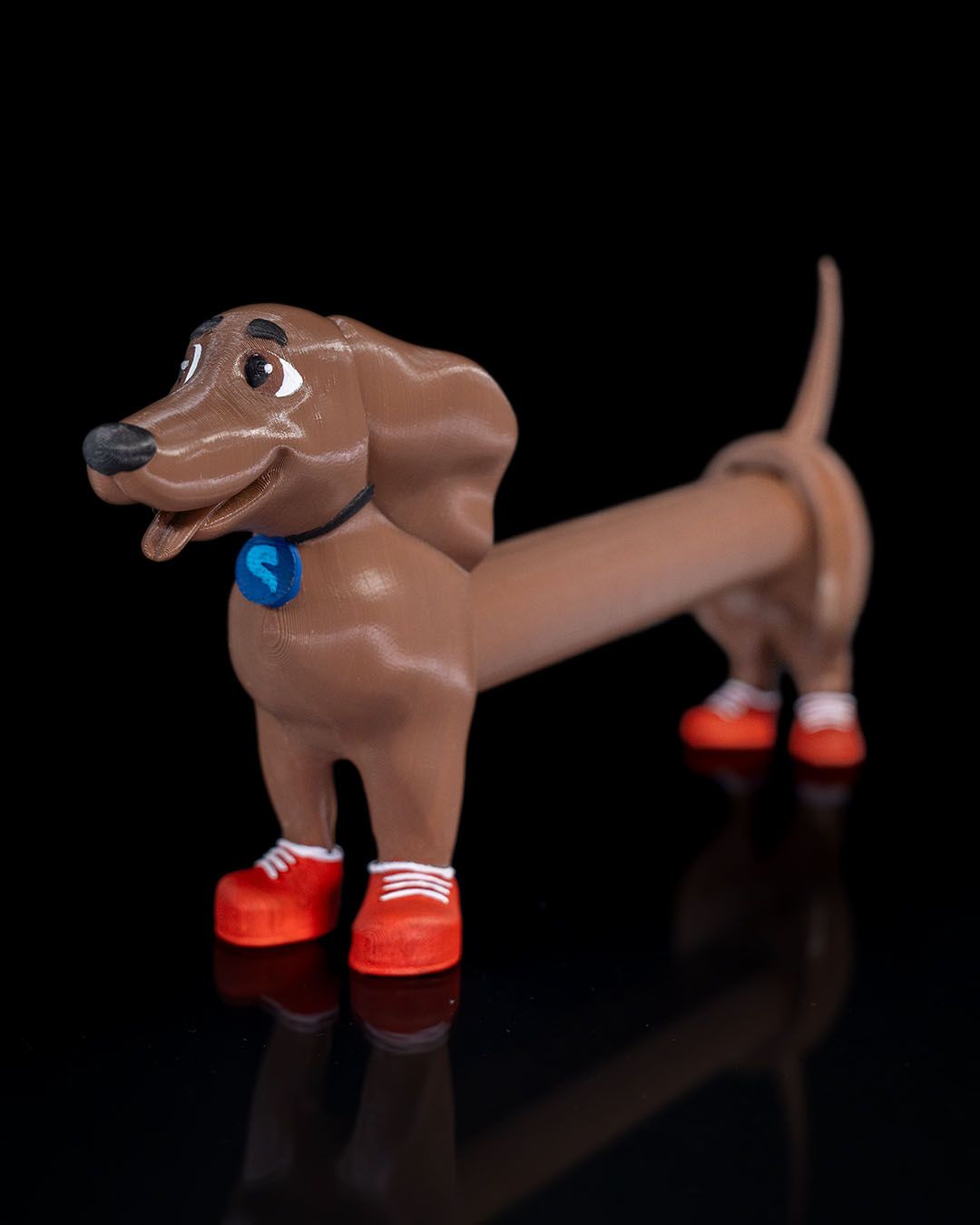 Dackel Niedliche Hund-Motiv Toilettenpapierhalter