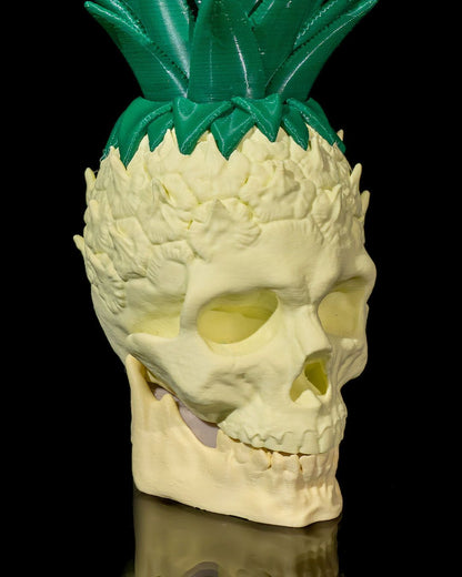 Ananas Totenkopf Bewegliches Objekt Totenkopf Objekt Tropisches Objekt Riesenformat 34CM