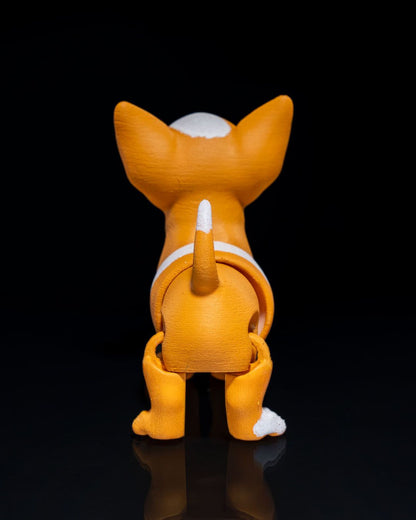 Richard Chihuahua Hund Bewegliches Spielzeug 15CM