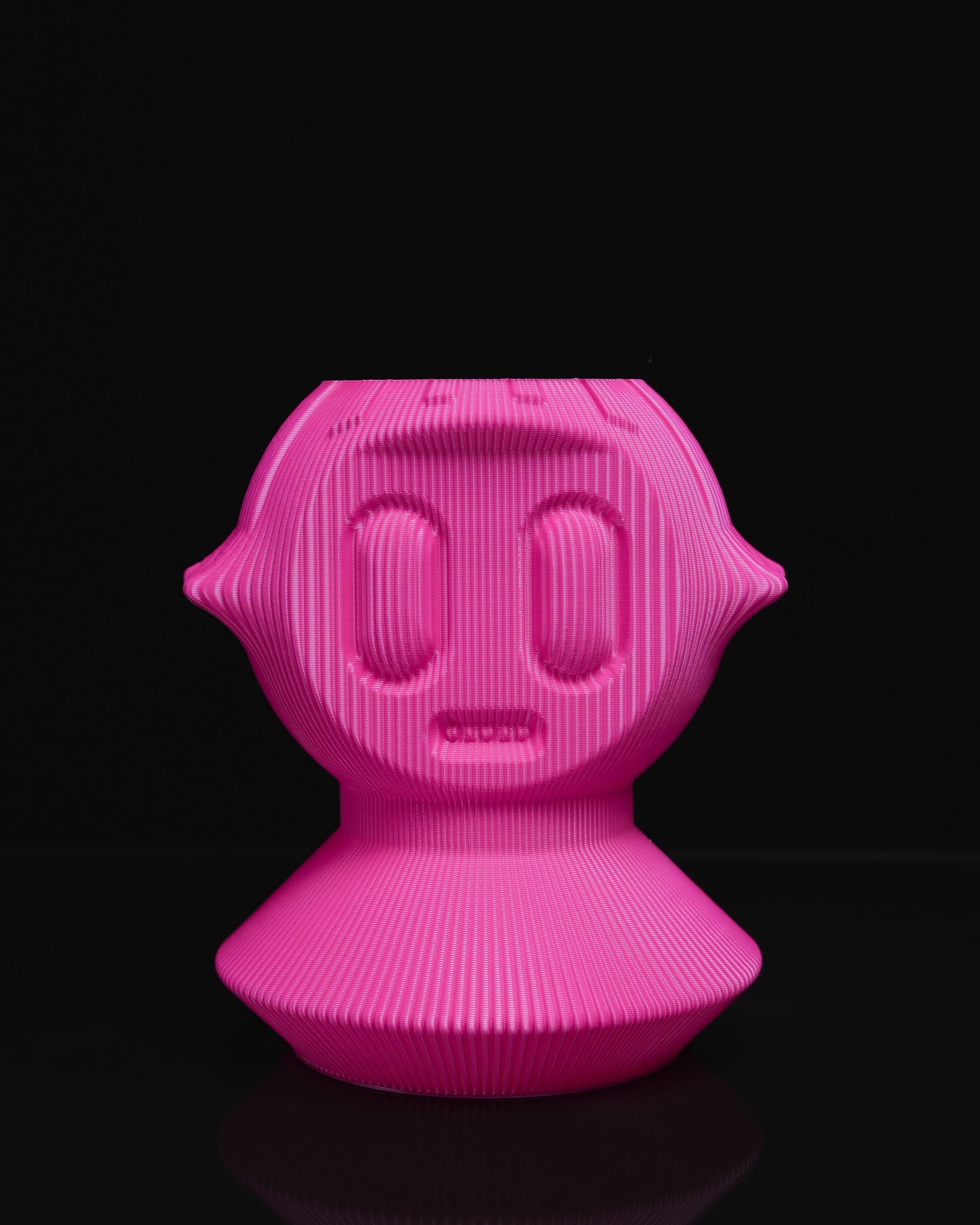 Futuristische Galaxie Dekorative Rosa Roboter-Vase