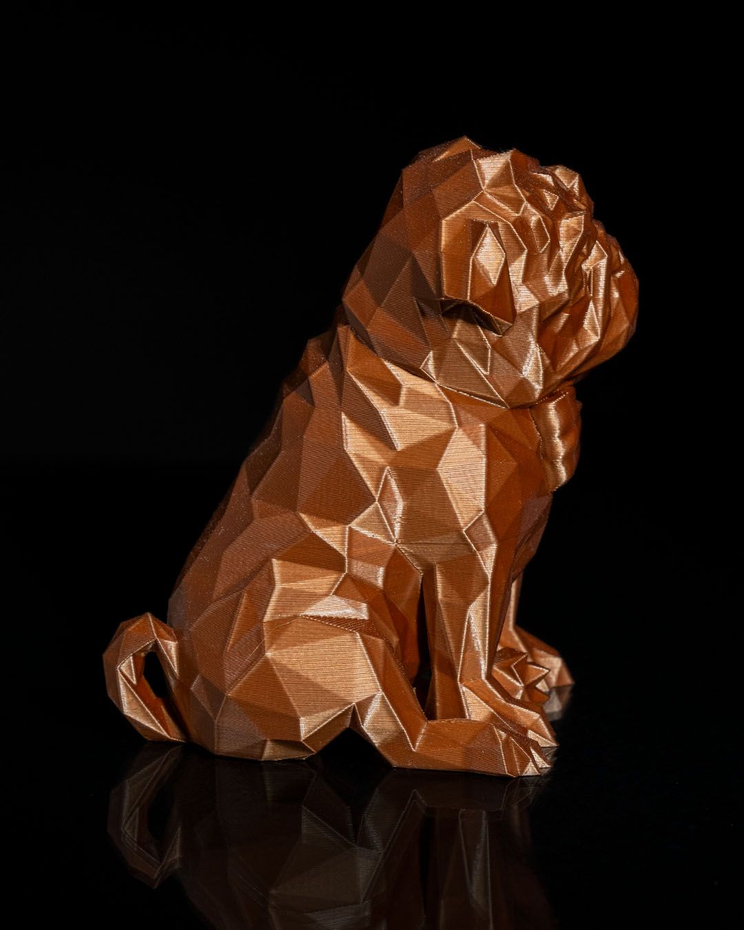 Doppelte Mops Hundefigur Frank Mops Deko Objekt 11CM