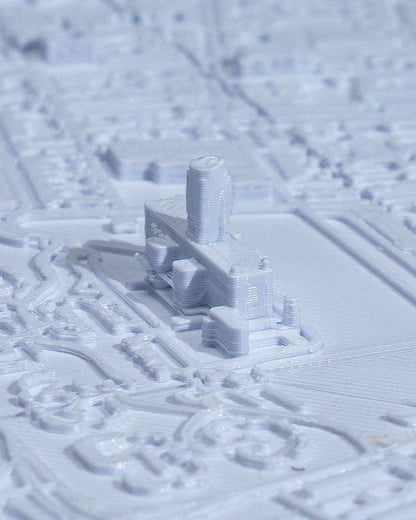 Liverpool 3D Stadt-Skyline Dekorative Minimalistische Wandkunst England