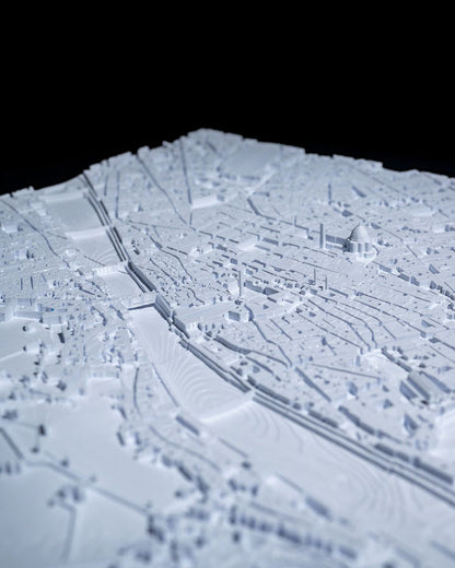 Florence 3D Stadt-Skyline Dekorative Minimalistische Wandkunst