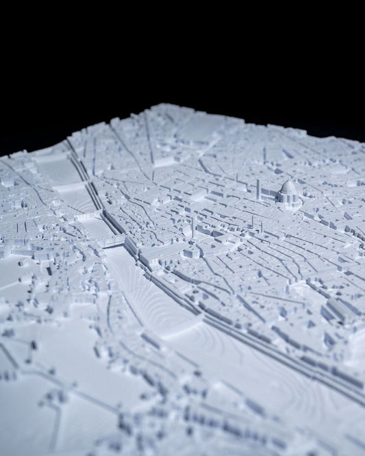 Florence 3D Stadt-Skyline Dekorative Minimalistische Wandkunst