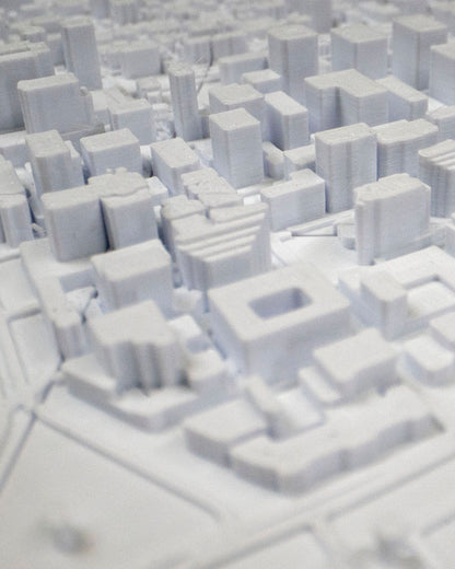 Ottowa 3D Skyline Dekorative minimalistische Wandkunst Ottawa Gemälde