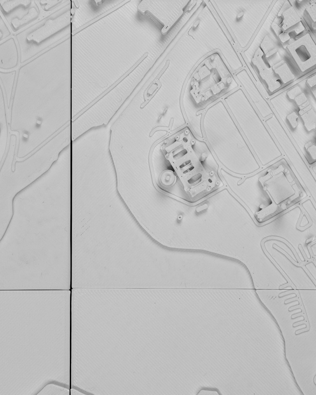 Ottowa 3D Skyline Dekorative minimalistische Wandkunst Ottawa Gemälde