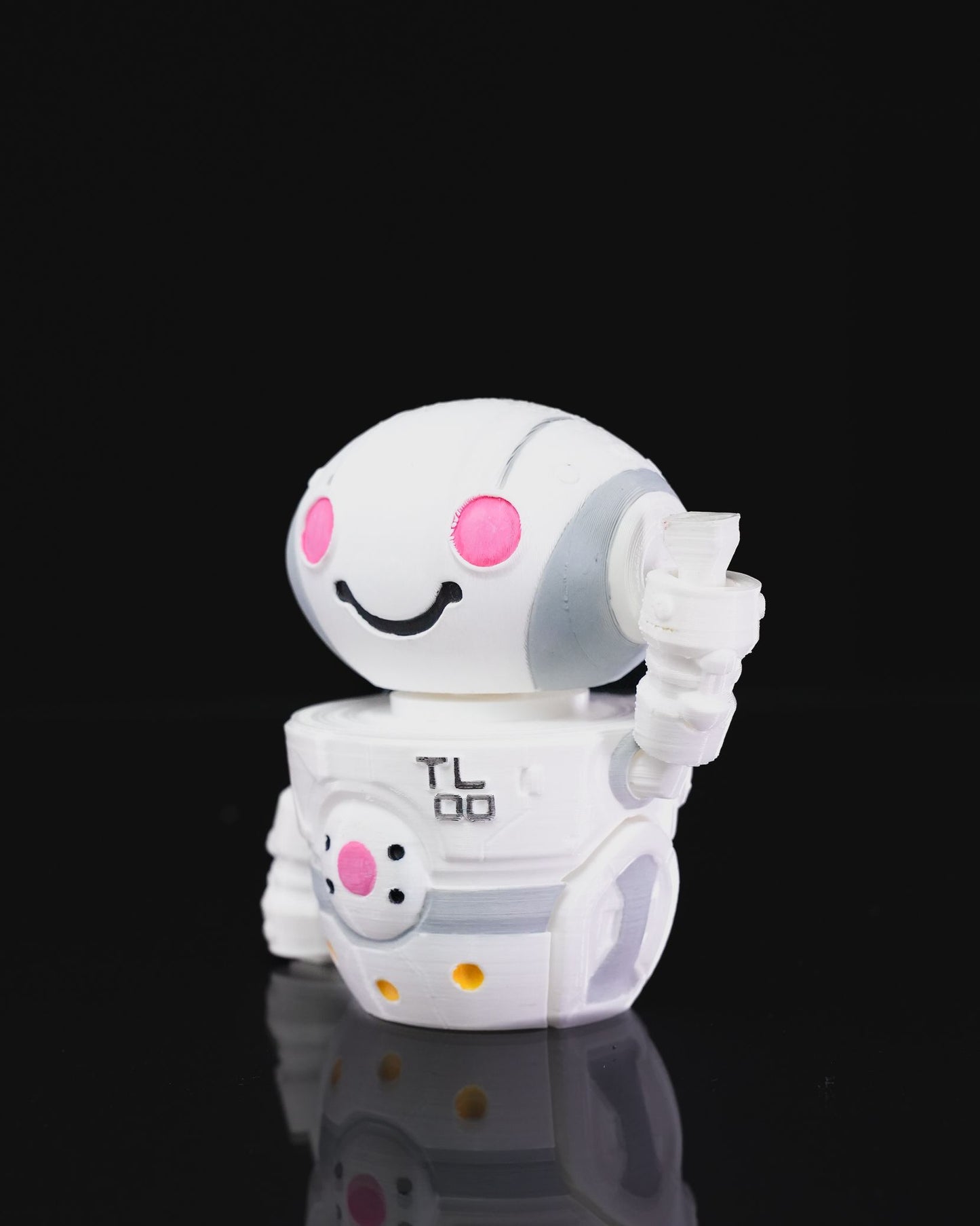 Roboterfigur mit beweglichem Gesichtsausdruck, 14 cm