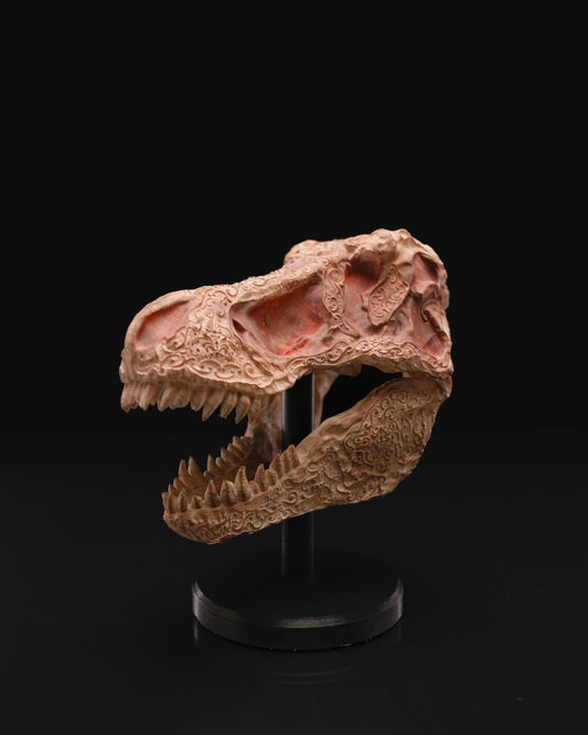Jurassic Park T-Rex Kafatası Dinazor Kafatası Masaüstü Dekoratif Obje Büyük Boy