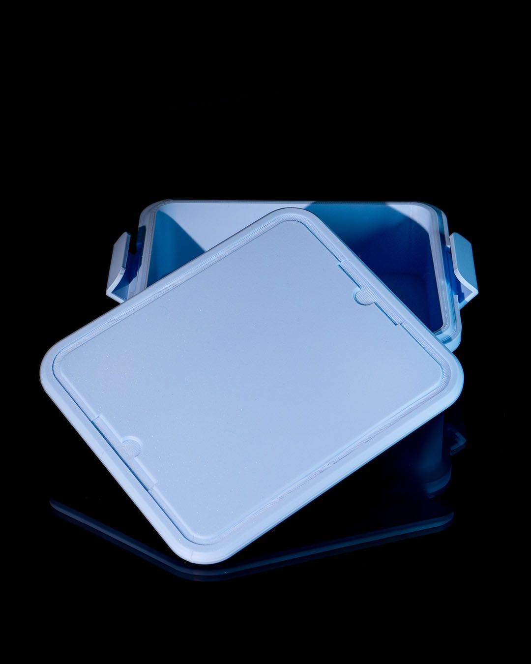 Harte Kunststoff-Aufbewahrungsbox mit Schloss, Brotdose mit Schloss, 17 CM