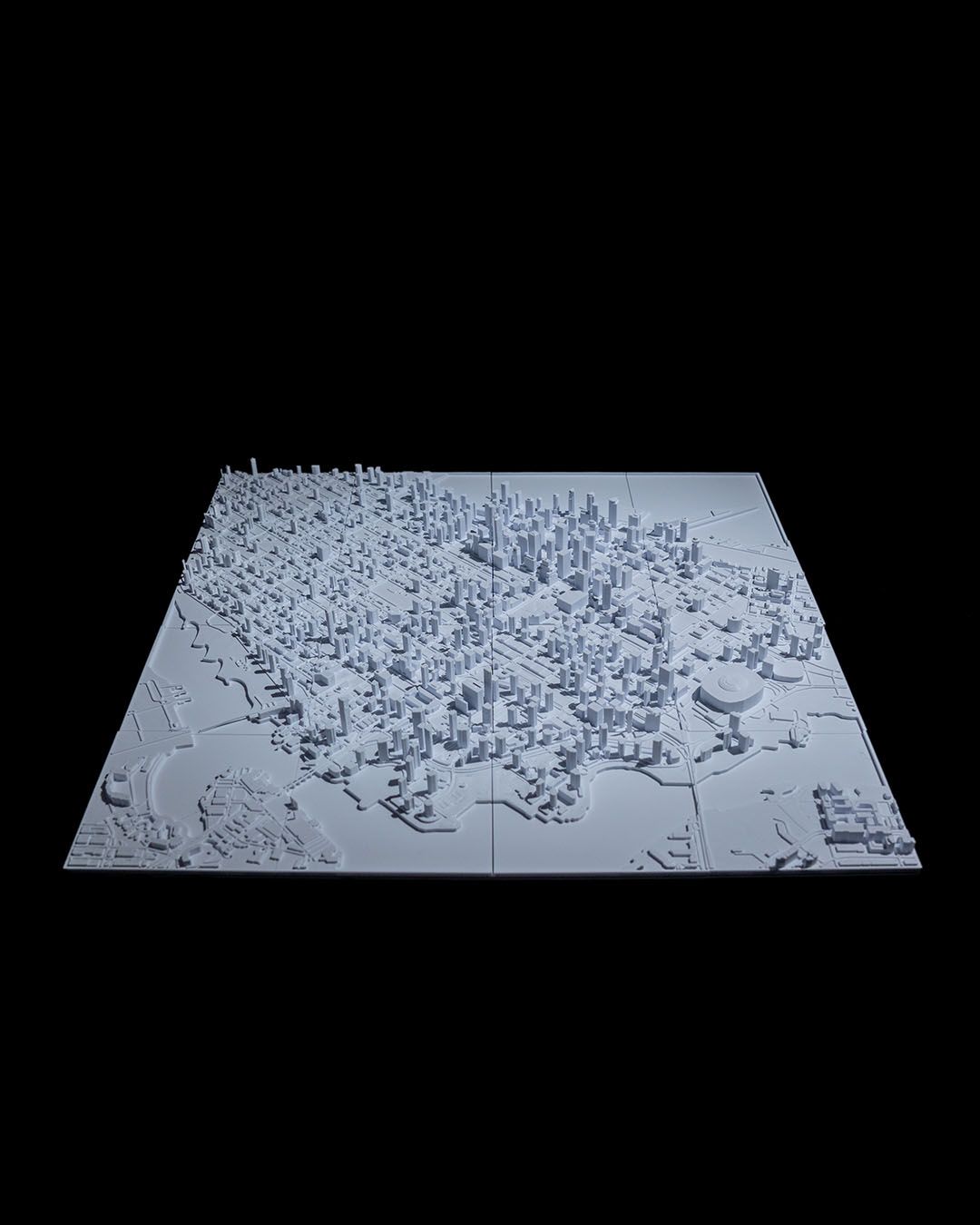 Vancouver 3D Skyline Dekorative Minimalistische Wandkunst