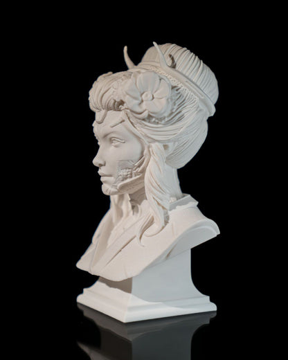 Japanische Geisha Büste Geisha Figur Groß 18CM