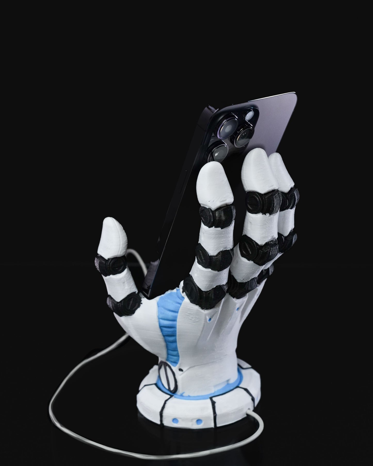 Roboterhand-Telefonhalterung (mit Ladefach) 19CM