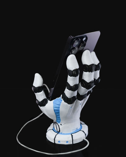 Roboterhand-Telefonhalterung (mit Ladefach) 19CM
