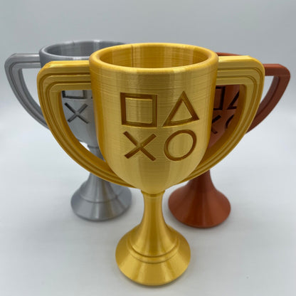 Playstation Trophäenfigur 3er-Set Playstation Gold-Trophäe Silber-Trophäe Bronze-Trophäe