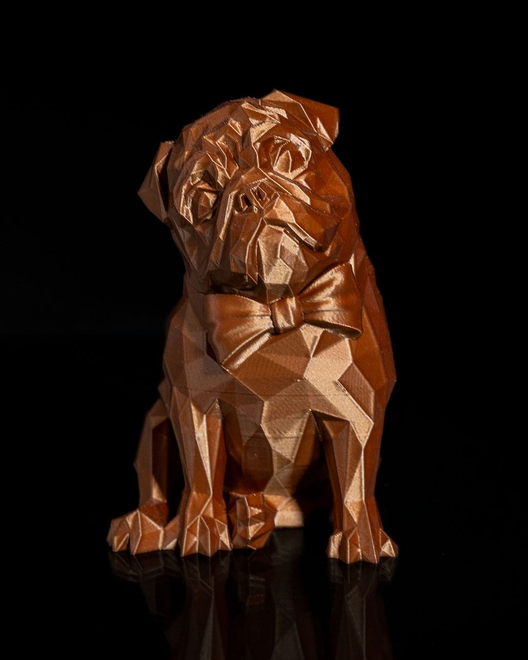 Doppelte Mops Hundefigur Frank Mops Deko Objekt 11CM