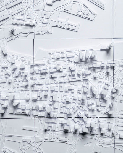 Sydney 3D-Stadtbild Dekorative Minimalistische Wandtafel Sydney Tafel