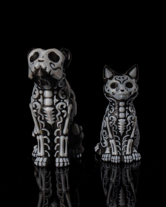 Cadılar Bayramı Biblo Cadılar Bayramı Kedi ve Köpek Figür Halloween Figür