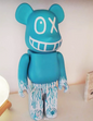 Kaws Bearbrick Bemalte Figur Kaws Bear Brick Figur Groß 20CM
