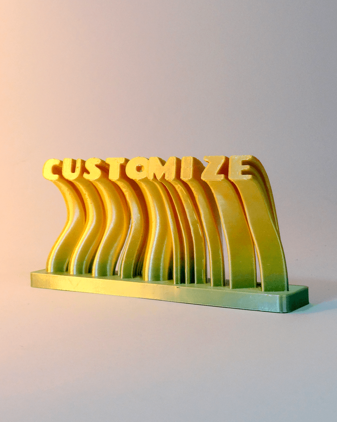 Personalisiertes 3D Deko-Schriftzug 3D Schrift Desktop Deko-Objekt