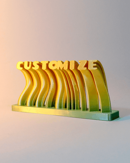 Personalisiertes 3D Deko-Schriftzug 3D Schrift Desktop Deko-Objekt