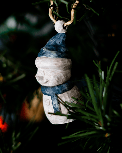 4er Weihnachtsbaumschmuck Weihnachtsbaumschmuck 4er Weihnachtsmann Schneemann Eichhörnchen Kiefer